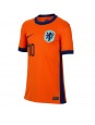 Niederlande Memphis Depay #10 Heimtrikot für Frauen EM 2024 Kurzarm